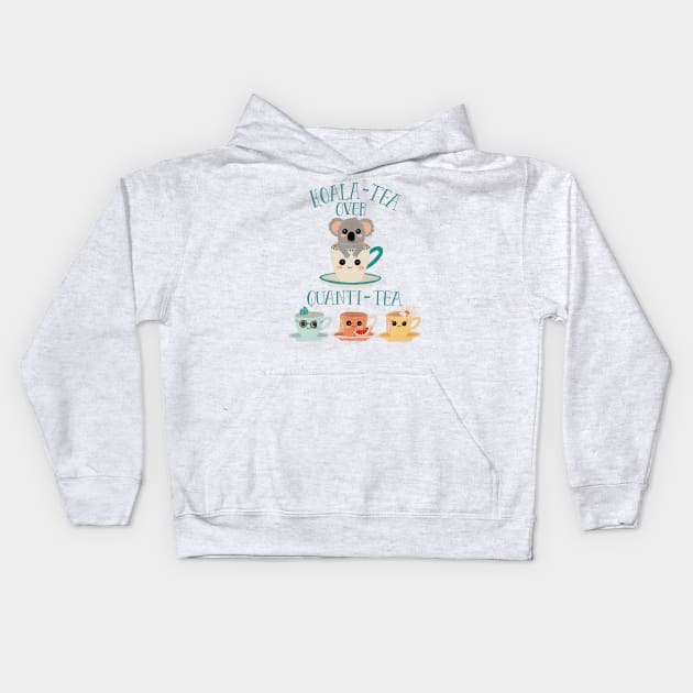 Koala-Tea Kids Hoodie by tangerinetane